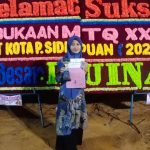 Alimah Hulu dari UKM Hadits UIN Syahada Raih Juara 2 dalam Cabang Lomba 100 Hadits Nabi beserta Sanad MTQ Kota Padangsidimpuan