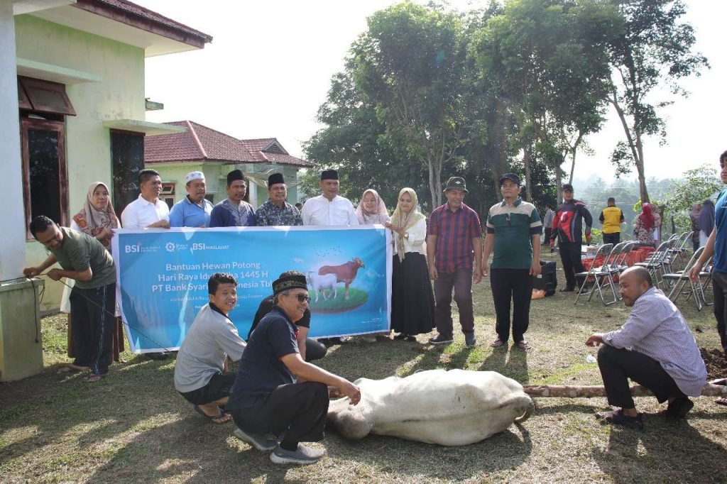 Universitas Islam Negeri Syekh Ali Hasan Ahmad Addary Padangsidimpuan Laksanakan Penyembelihan Hewan Kurban Kejar Berkah Bulan Zulhijjah 1445 H.